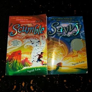 Ingrid Law book bundle ~ Savvy Scumble